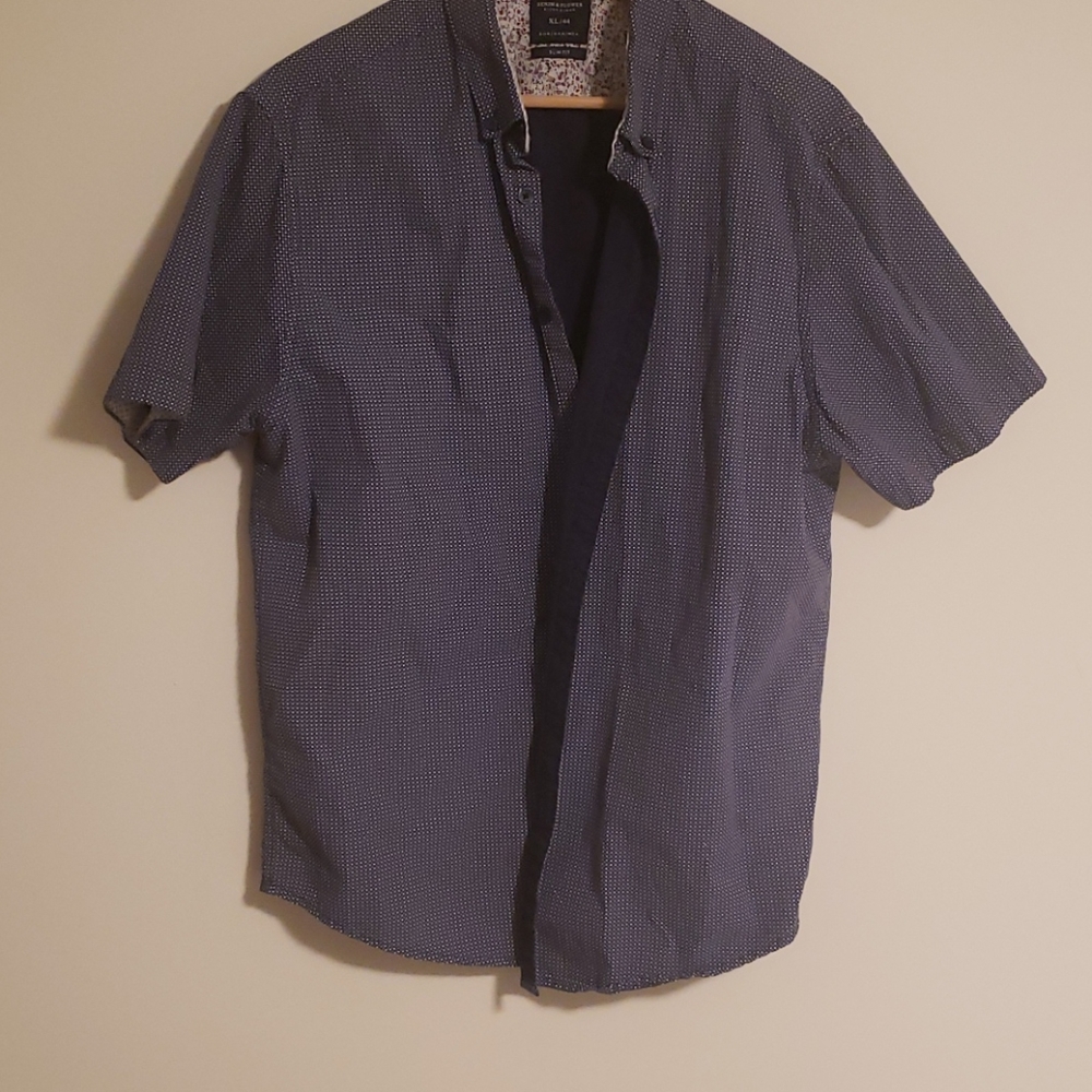Denim & Flower xl short sleeve button up